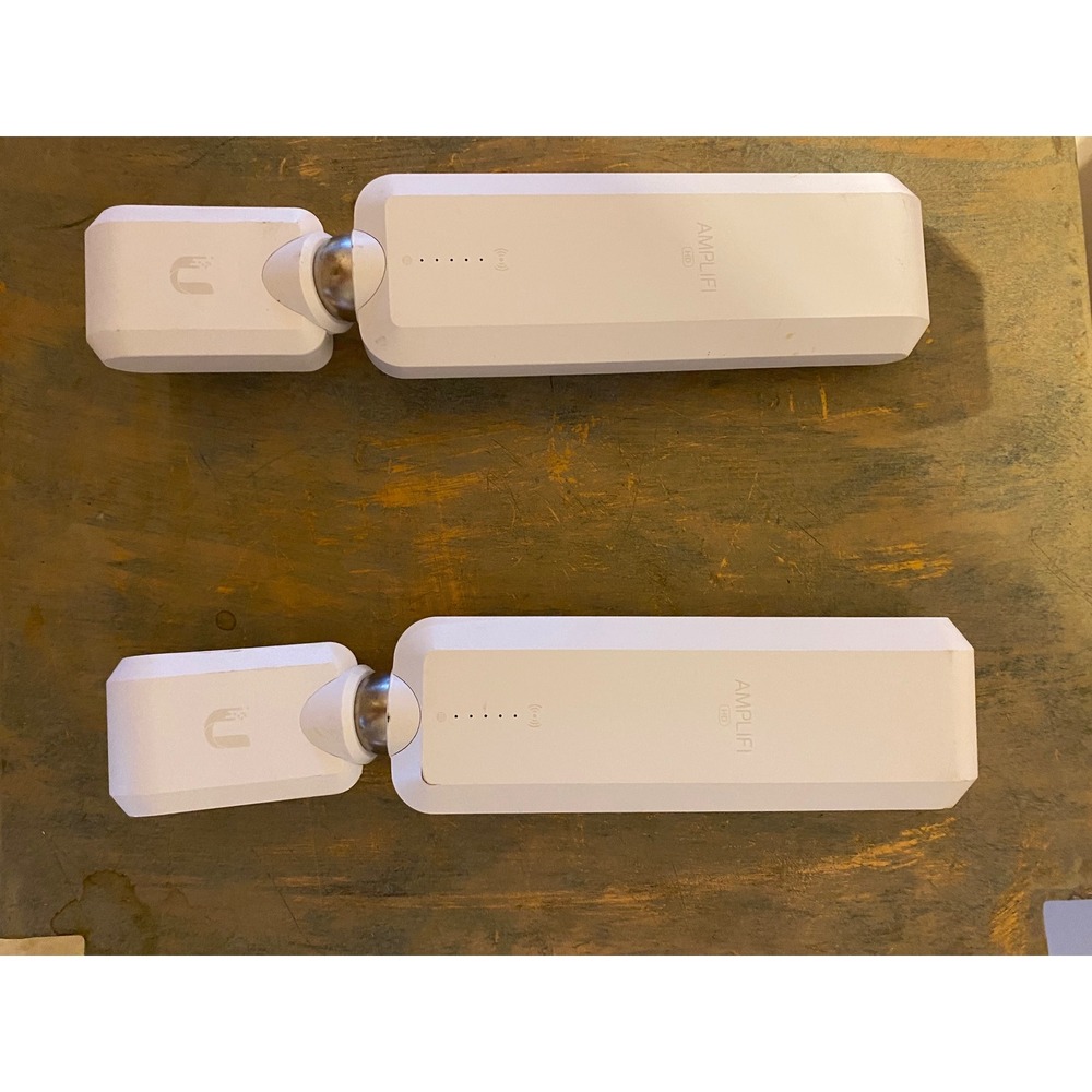 Ubiquiti AmpliFi HD AFi-P-HD MeshPoint WiFi Extender Lot of 2 White
